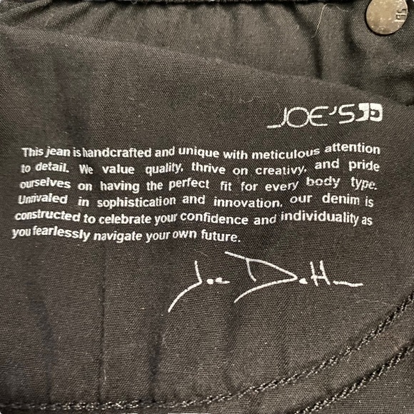 Joe's Twiggy Skinny in Regan Black Flawless Fabric Tall High Rise Jeans 28 - Picture 13 of 16